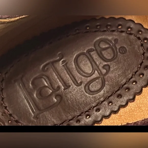 Women Leather  Latigo  Ankle Boots size 9.5 - Picture 15 of 16